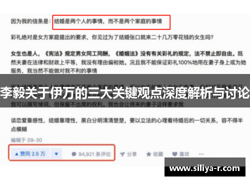 李毅关于伊万的三大关键观点深度解析与讨论